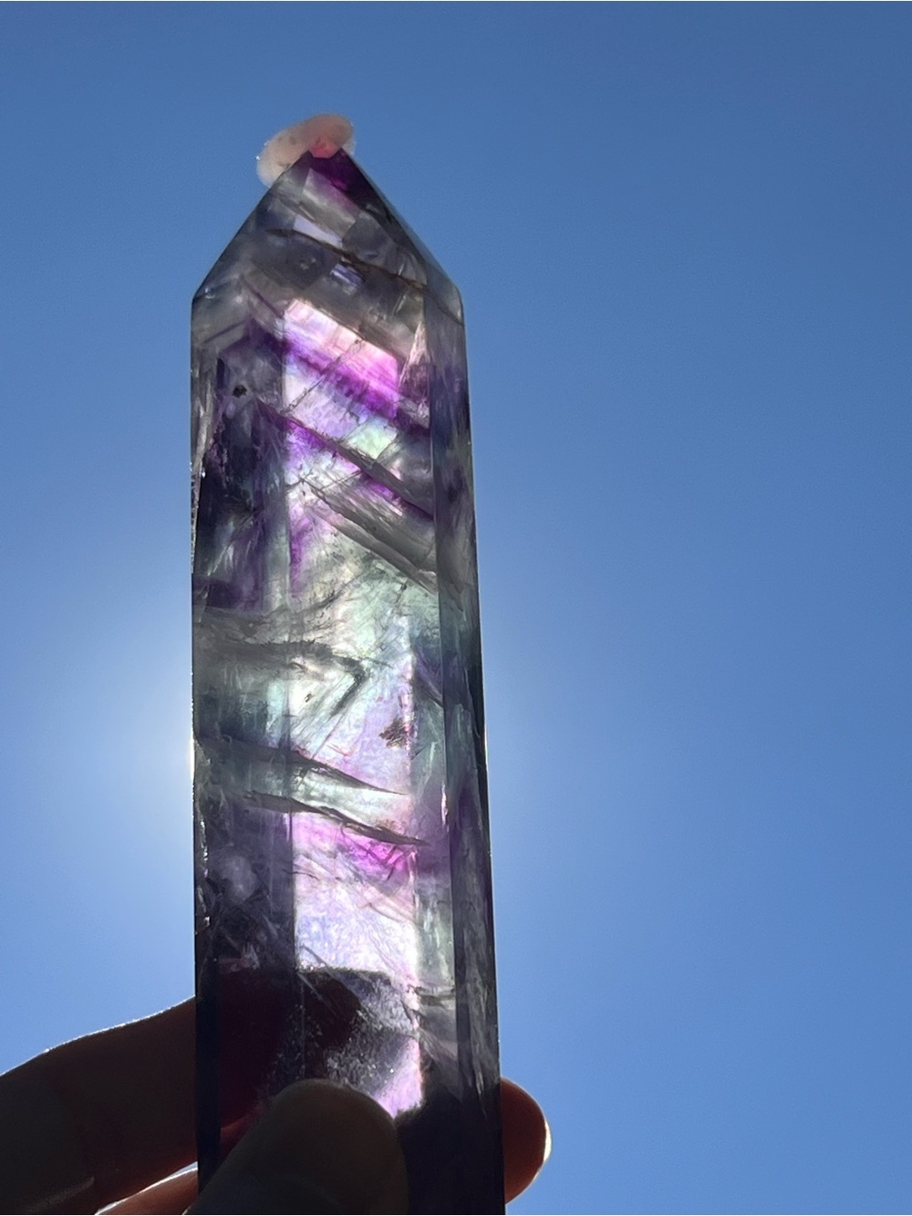 Fluorite (8)  tower | Crystal